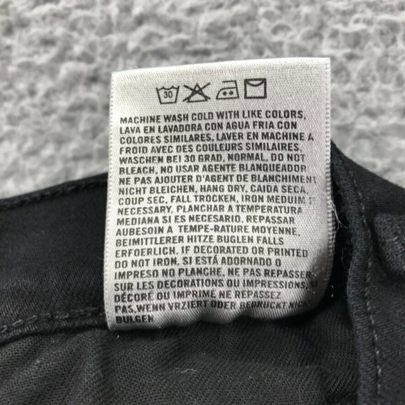 COH Womens Size 28‎ Avedon Slick Skinny Leg Black Stretch Denim Mid Rise Jeans - Picture 11 of 16